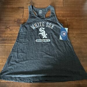 Chicago White Sox Girls XL 14/16 Tank Top Gray Silver NEW Baseball
